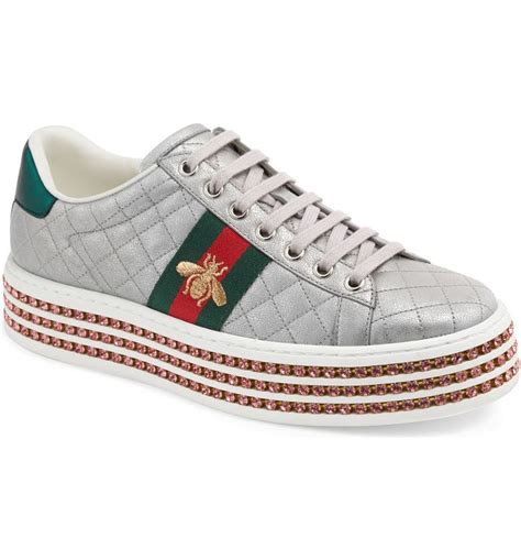 gucci ace platform sneakers review|Gucci ace sneakers nordstrom.